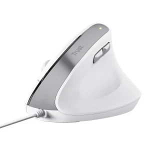 TRUST ERGONOMIC WIRED BAYO II MOUSE WHITE - 25397