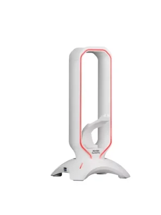 ARS GAMING MHHPRO 3IN1 CONTROL RGB HEADSET HOLDER + MOUSE BUNGEE + 2XUSB3.0 WHITE