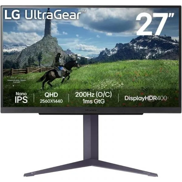 27GS85Q-B - Monitor Gaming 27" LED Nano IPS QHD (2560X1440) 165HZ / 180HZ