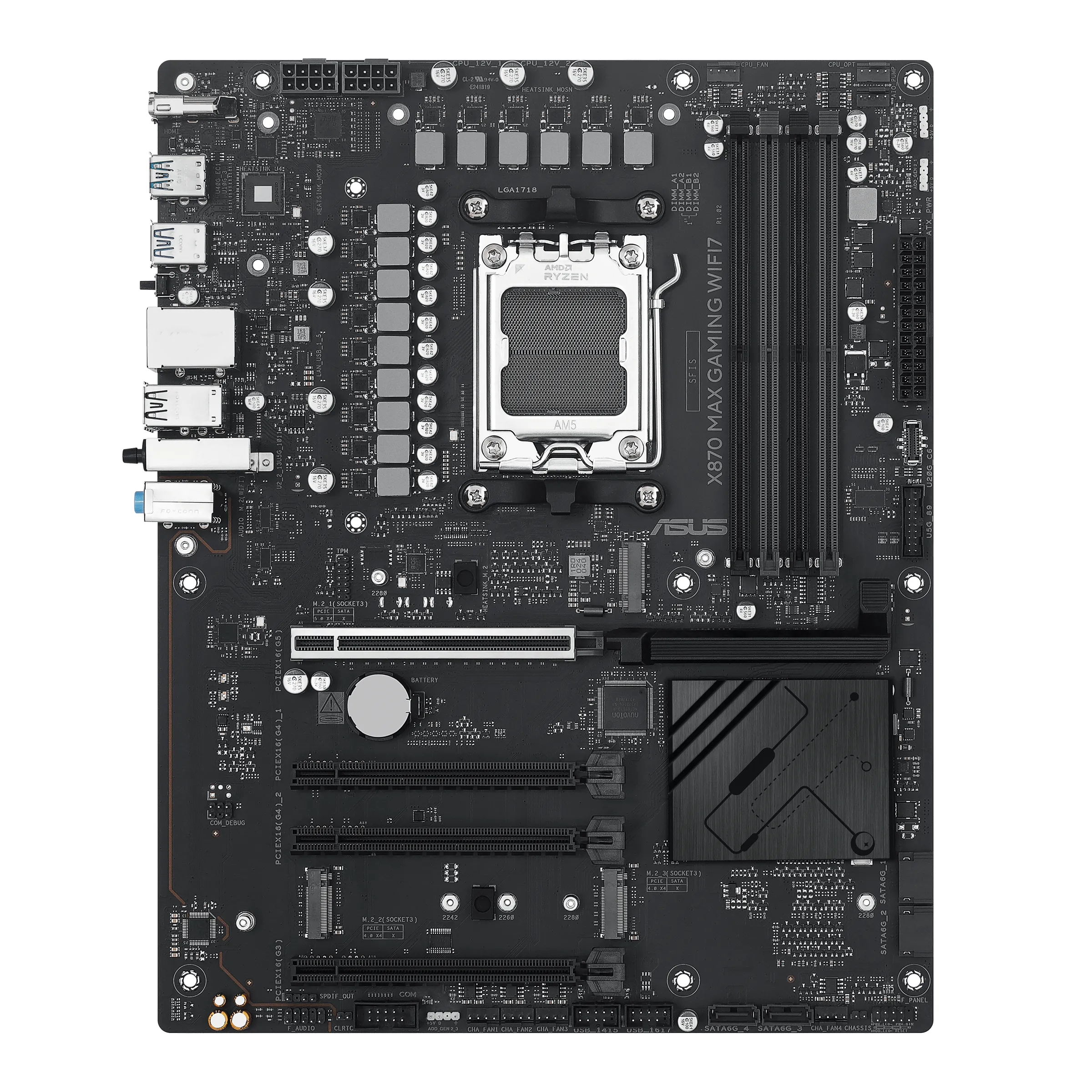 X870 MAX GAMING WIFI7 / AM5,X870,USB4,WIFI7,AURA,MB