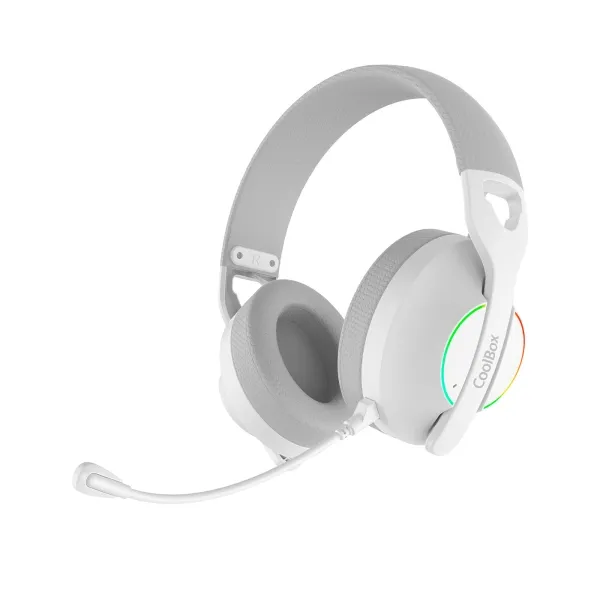 COOLBOX HEADSET GAMING MIC WB01 RF+BT WHITE